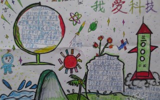 四年级手抄报科技 霍山县科协开展小学生“我爱科学”科技手抄报比赛